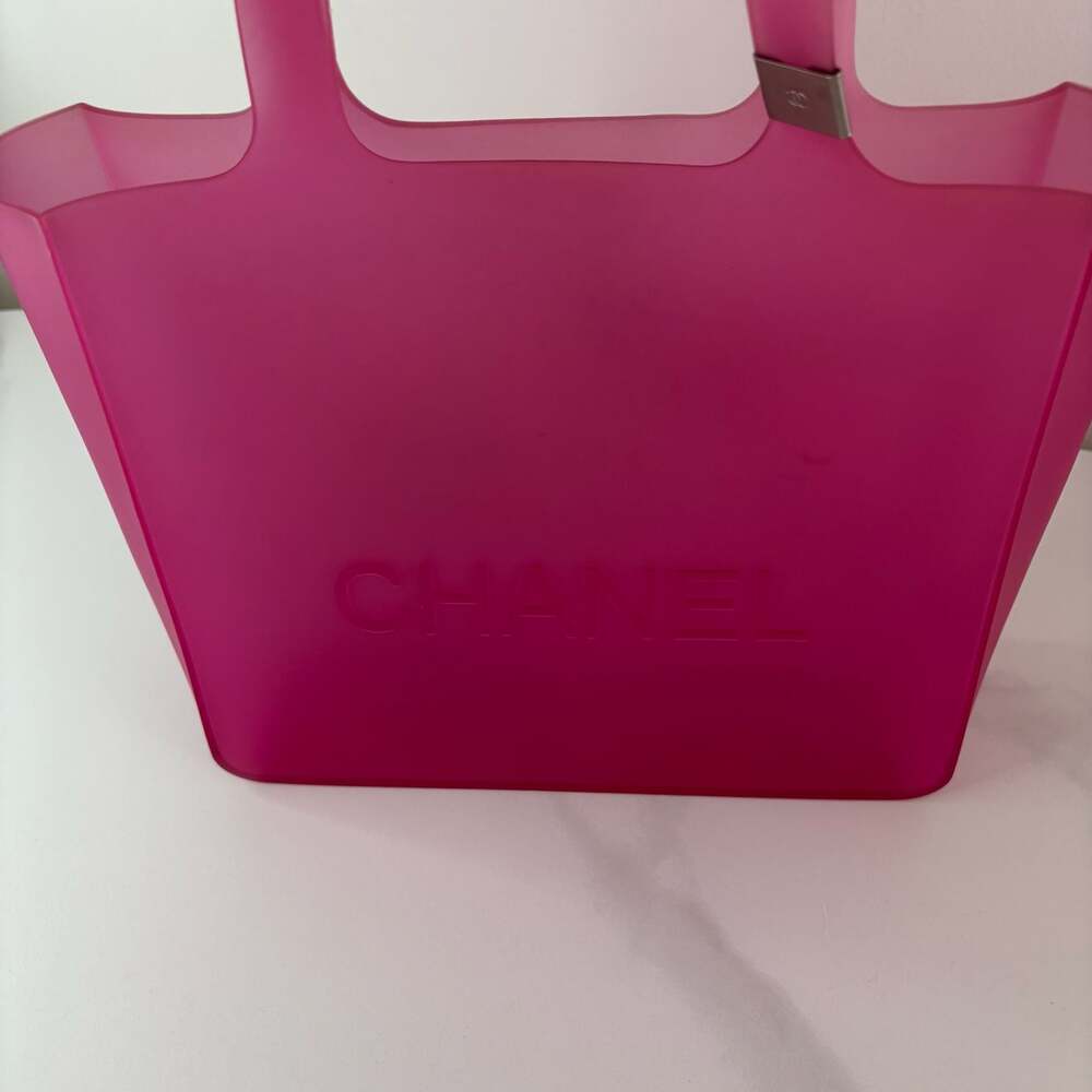 Chanel Pink Jelly Tote Bag - Picture 10 of 12